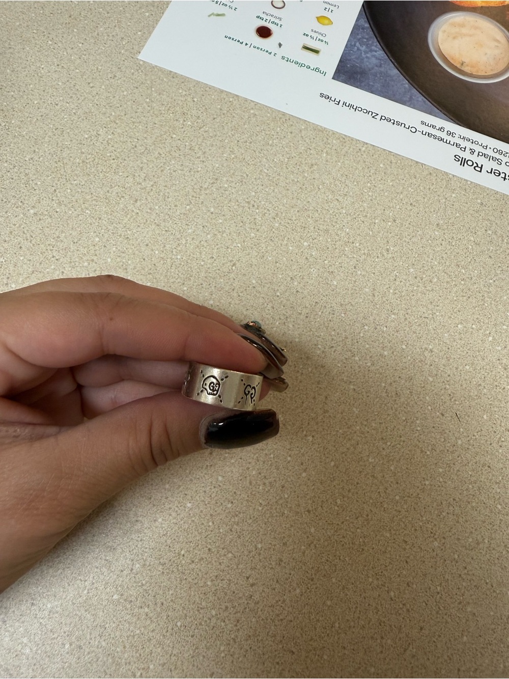 Gucci skull ring